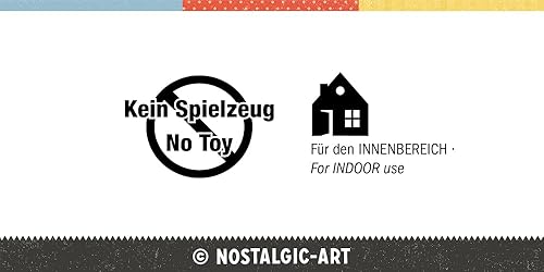 Miniatura 7 de Nostalgic-Art Termómetro analógico retro BMW-Garage  Idea de regalo para accesorios de coche, ventiladores, 9 piezas, multicolor