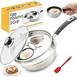 Eggssentials Egg Poacher Pan Nonstick Co...