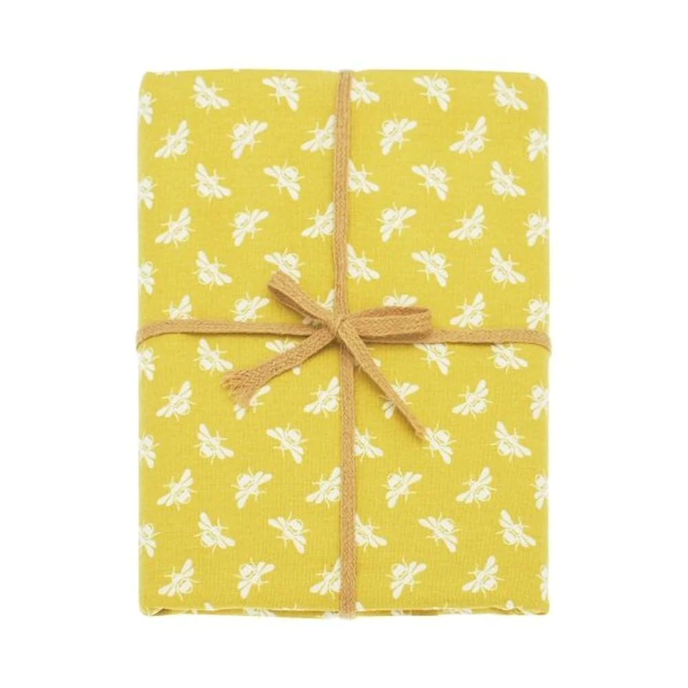 Walton & Co. Bee Washable Tablecloth Yellow 100 x 100cm