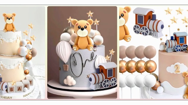 Toppers per torta arcobaleno Toppers per torta arcobaleno con unicorno marrone Boho colorato rosa per fornura di decorazioni per torte per baby shower di buon compleanno  15