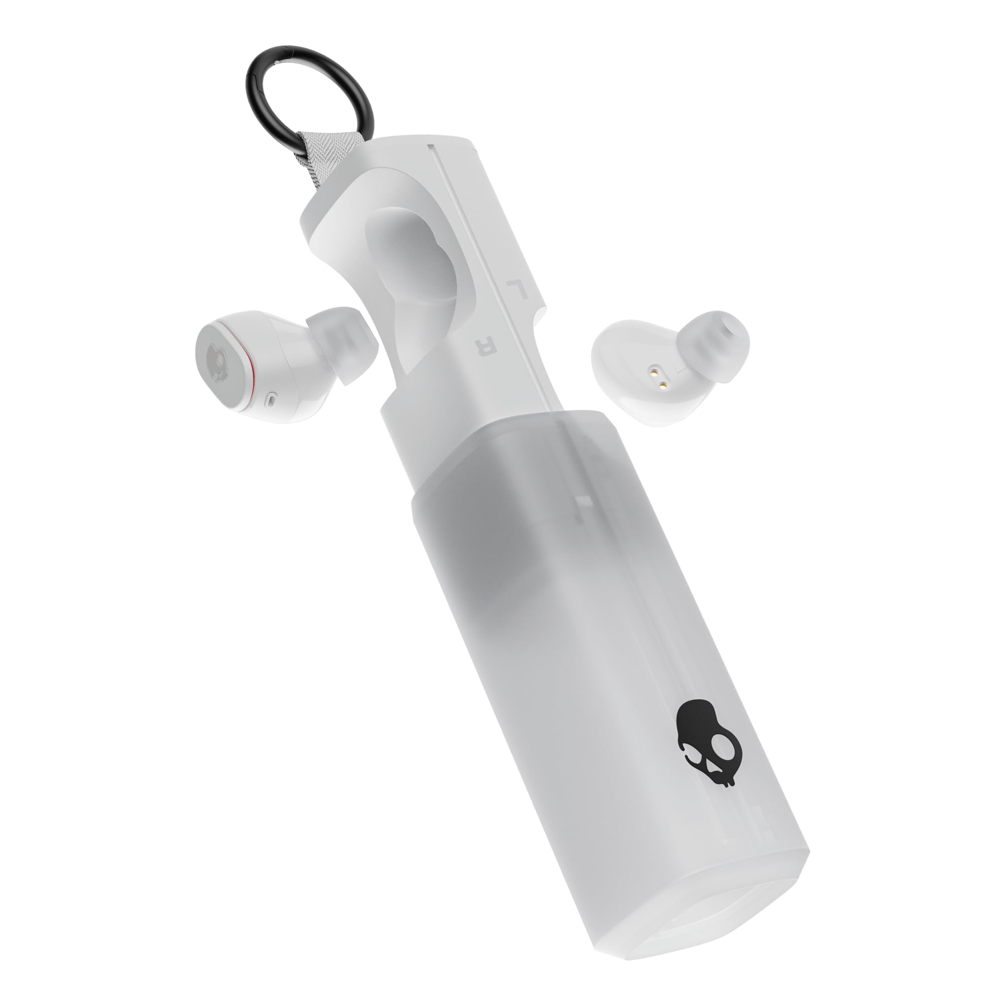 Photo 1 of Skullcandy Dime 360 Wireless Earbuds with Clip-Anywhere Case - Bone
