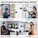 Urmust Tablet Wall Mount Holder for iPad, 360°Rotation Adjustable Tablet Stand Holder with Aluminum Extendable Arm, for iPad mini/Air/Pro/Galaxy Tab/Kindle, All 4.7-13