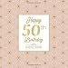 Produktbild Happy 50th Birthday - Guest Book: 50th Birthday Party Guest Messages And Photos Memory Book