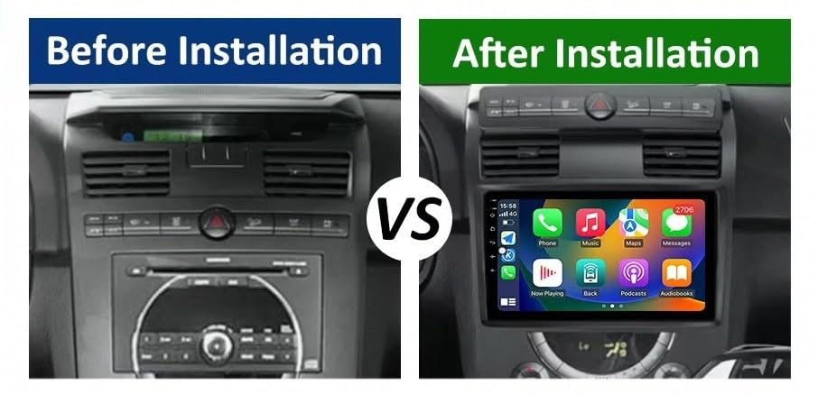 Radio 2 DIN para Seat Leon 2 con Carplay Inalámbrico Android Auto 2
