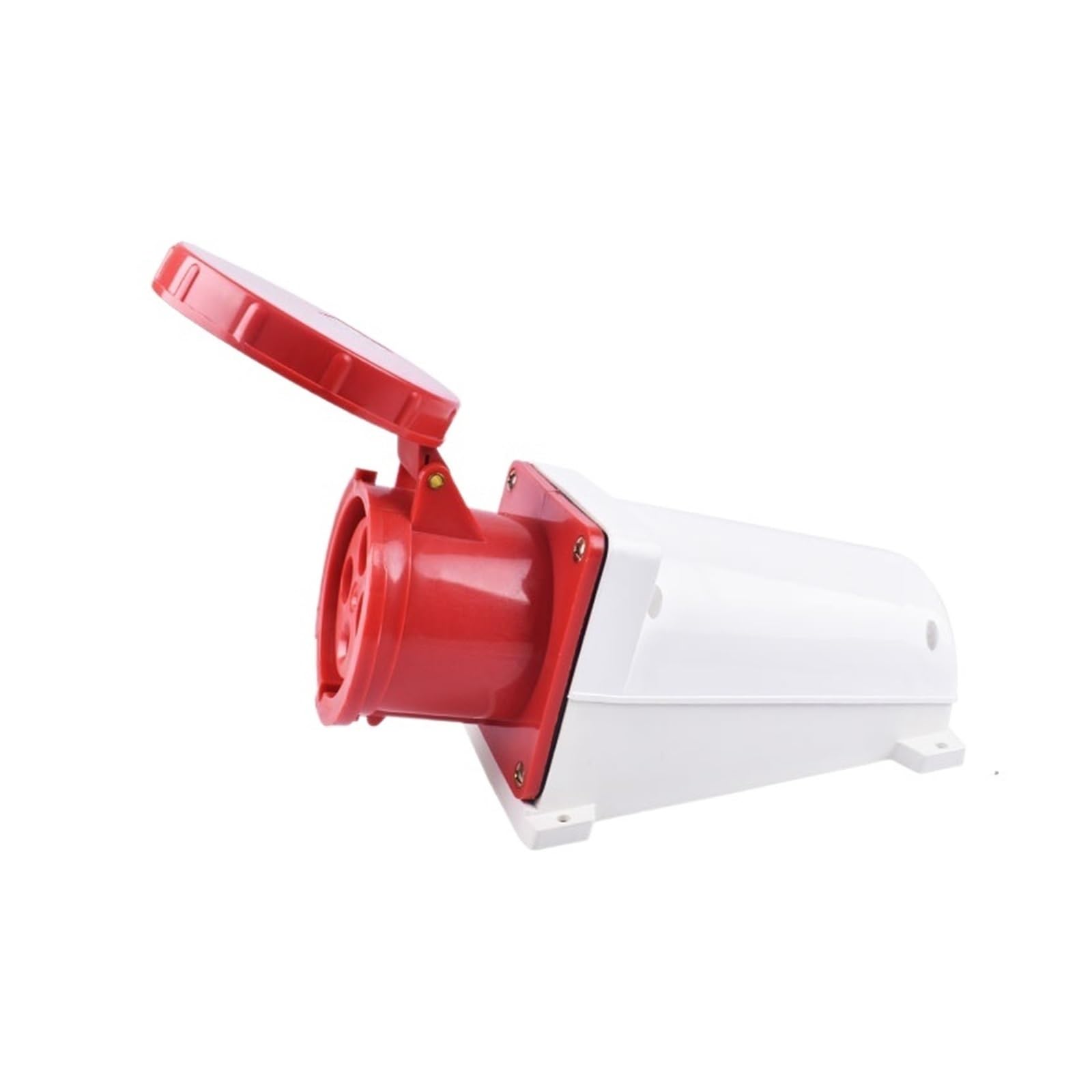 Enchufe industrial IP67 de 125A con protección estanca contra cortes por humedad