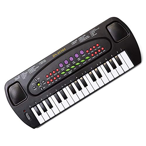 Tobar Elektronisch toetsenbord en karaokemicrofoonset, zwart - Image 4