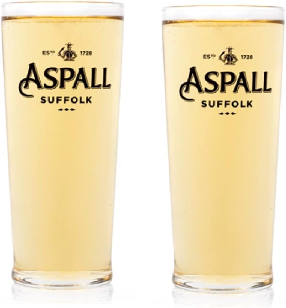 Aspall Cider Half Pint Glasses CE 10OZ/280ml (Set of 2