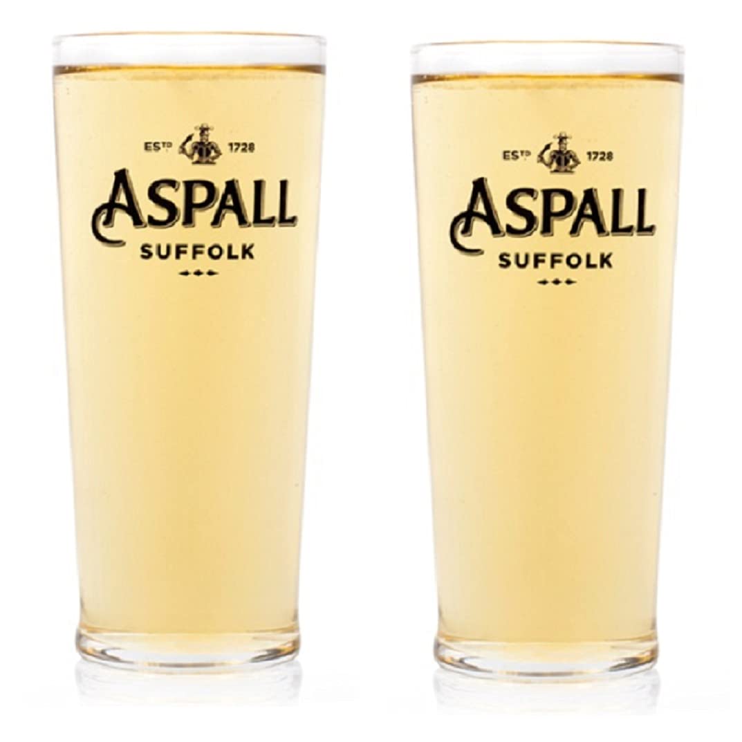 Aspall Cider Half Pint Glasses CE 10OZ/280ml (Set of 2)