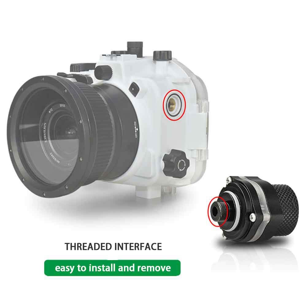 SeaFrogs Pompa per vuoto VPS-100 Sistema di controllo perde di vuoto pre-divisione per custodie per fotocamere subacquee Custodia con sistema di
