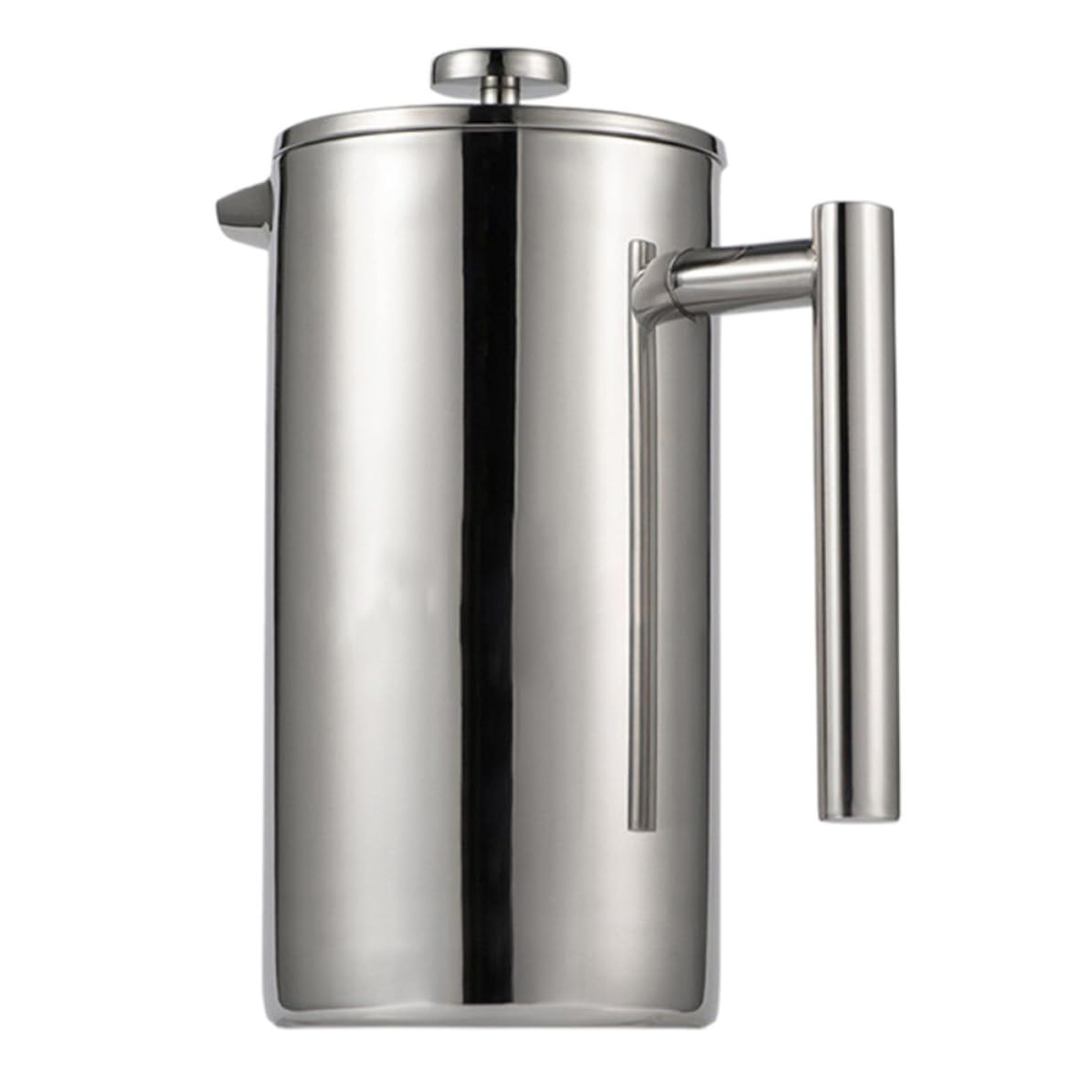 Cafetière à Piston en Acier Inoxydable 304 Double Paroi 350ml Passoire à Thé Multifonction pour Usage Domestique Pratique et Résistante la Chaleur
