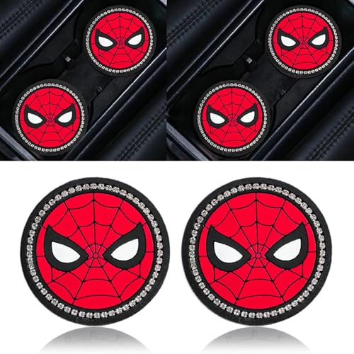 Portavasos para auto diseño araña 2 piezas silicona miniatura 6