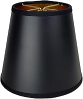 Vista 12 de Royal Designs, Inc. CS-116BLK/GL Empire Black - Lámpara de araña con forro dorado, 3 x 5 x 4,25 pulgadas