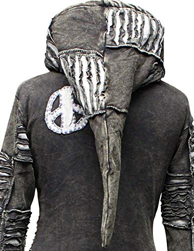 Shopoholic Fashion Women Black Gothic Coat3