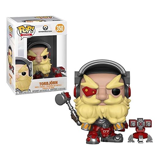 Funko Pop! Vinyl: Games: Overwatch : Torbjörn - Vinyl-Sammelfigur - Geschenkidee - Offizielle Handelswaren - Spielzeug Für Kinder und Erwachsene - Video Games Fans - Modellfigur Für Sammler