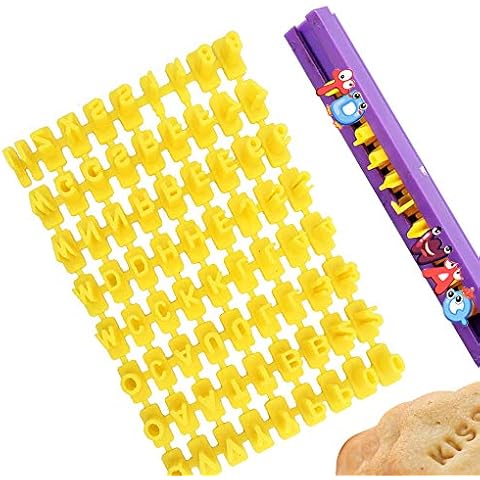 Cortador de Galletas Letras Numeros XCOZU Cover