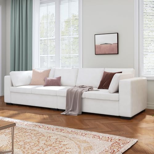 Timechee Cloud Couch, Home Sofa Living Room, Oversized Comfy Beige