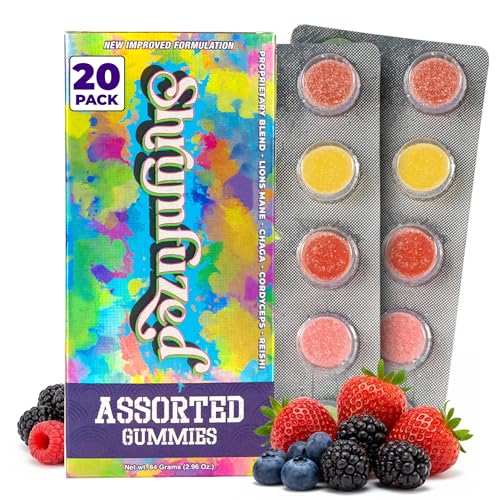 Shrumfuzed Mushroom Gummies Assorted Flavors (20 Count)