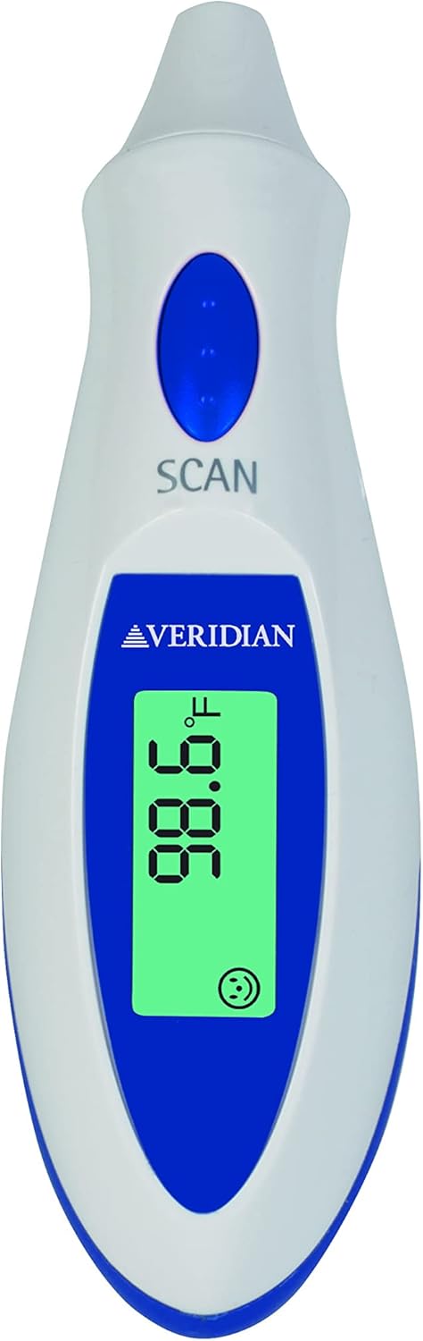 Veridian 09-340 Instant Digital Ear Thermometer : Health & Household