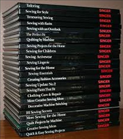 Singer Sewing Reference Library: 26 Volume Set: Cy DeCosse: Amazon.com ...