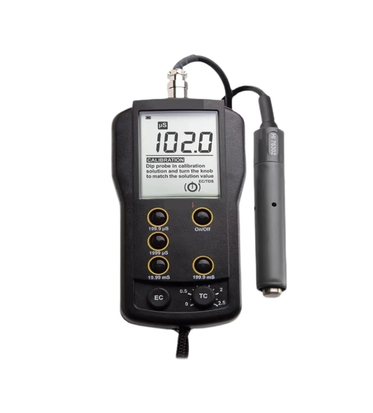 Tragbarer Leitfähigkeitstester HI8733 mit HI76302W Sondensensor(HI8733)
