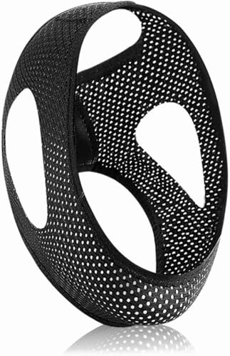 DOHUG Anti Schnarchen Kinnriemen Schnarchstopper Anti Schnarchen Kinnband Schlafapnoe Stop Schnarch-Lösung Hilfsmittel Gegen Schnarchgerät(Mittel)