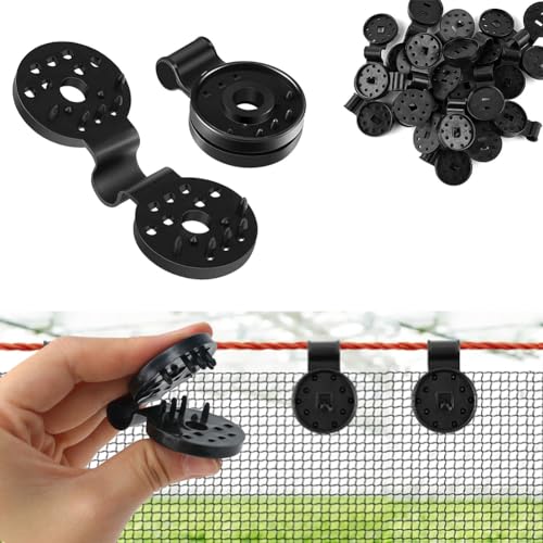 Image of 20 Pcs Shade Net Gripper Clip,Sun Shade Fix Clamp Net Clip,Greenhouse Shade Cloth Fix Clamp Tent Clips Accessory for Garden Netting Sun Shade Net