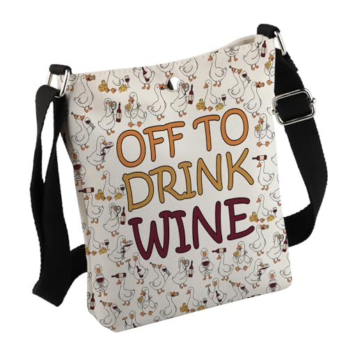 Sac oie amusant pour boire du vin en tissu haute densité