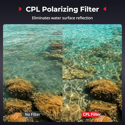 Image of SmallRig Nano Filter Kit Only for DJI Osmo Nano, Includes CPL Polarizing Filter, ND16, ND32, and ND64 Filters