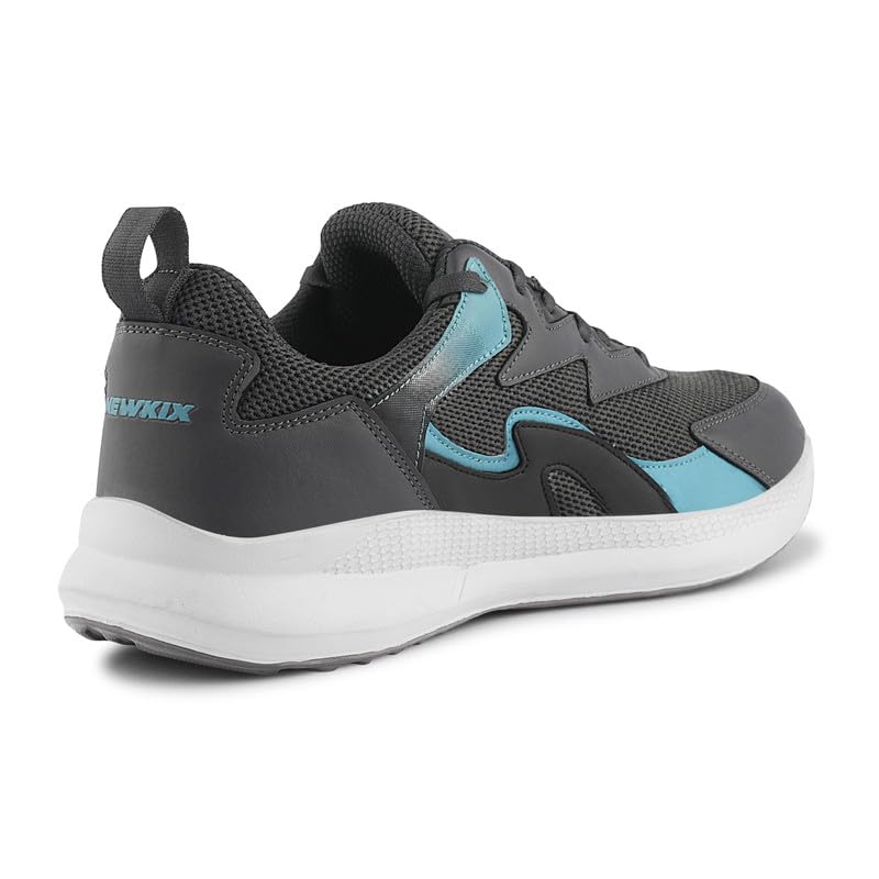 Image of Lakhani aashirwad Men's Sports Shoes | Lightweight Breathable Running Shoes for Men | Flynet Upper, Phylon Sole | Flexible, Comfortable Lace-Up Athletic Shoes