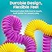 BUNMO Pop Tubes - Sensory Toys - Fidget Toys - Imaginative Play & Stimulating Creative Learning - Hours of Fun for Kids - Tons of Ways to Play - Non-Mouthable Toy 3+ - 4 Pack Large