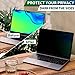 Magnetic Privacy Screen for MacBook Air 13.6 & 13 Inch (2022,2023,2024,2025, M2, M3,M4) Removable Laptop Privacy Filter Shield and Matte Anti-Glare Blue Light Protector