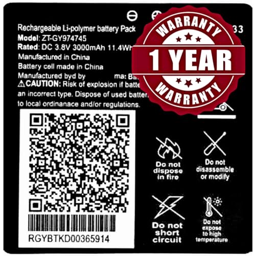 Image of Original ZT-GY974745 Battery Compatible for JioFi 6, Jio Router 6, JioFi JMR 1040, JioFi JMR 815 - (3000mAh) - 1 Year Warranty