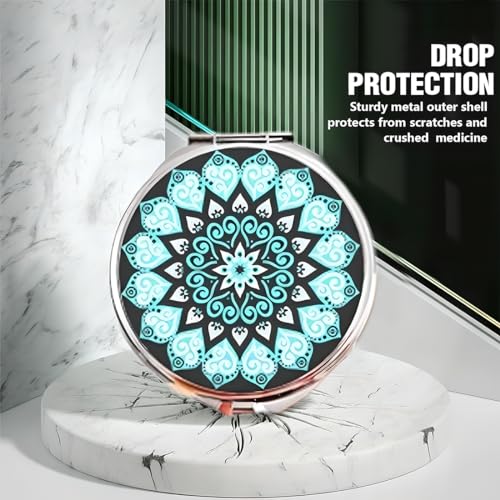 PLABBDPL Portapillole Impermeabile,Confezione da 2...