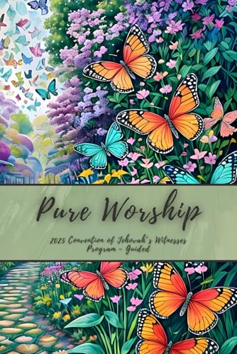 Pure Worship Convention 2025 of Jehovah's Witnesses: Program Guided JW Notebook for the Regional Convention of Jehovah's Witnesses 2025 | As a Nice Pioneer Baptism Journal Gift 6x9 in
