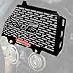 GRAND PITSTOP Motorcycle Radiator Guard, Protector Compatible with Royal Enfield Himalayan 450 (Black)