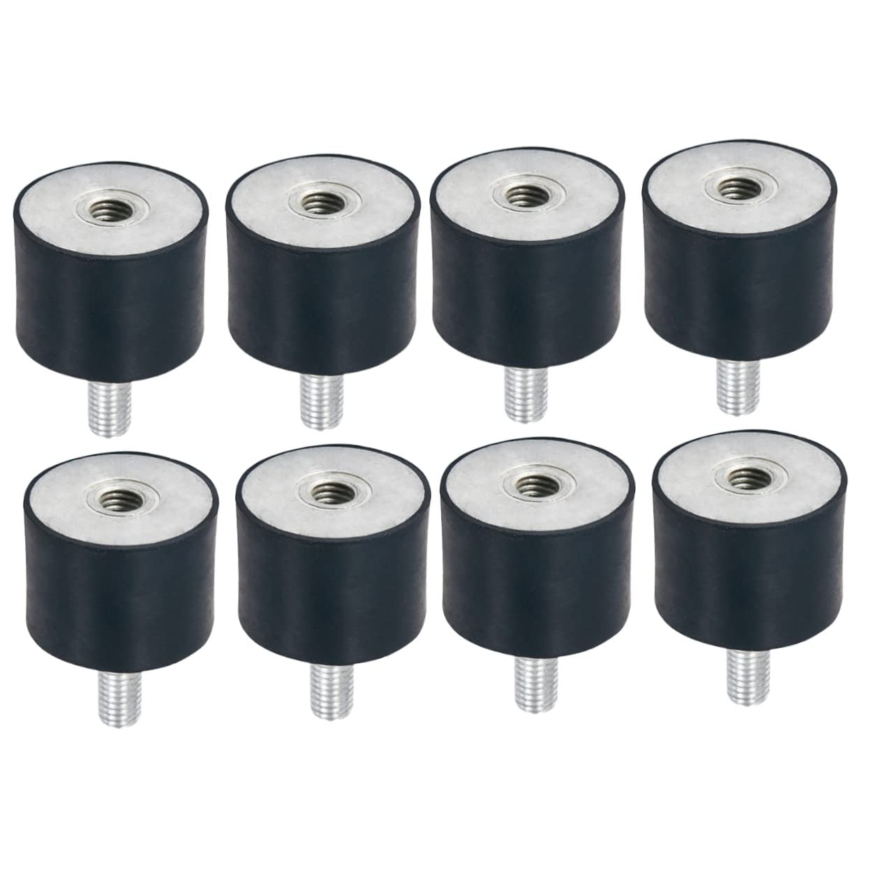 8pcs - Rubber Isolator Mounts for Pumps Refrigerators Shock Absorption Pads for Noise Control Rubber and Design