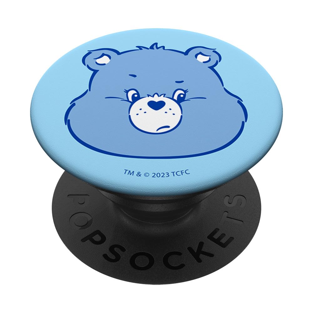 Care Bears Cute Grumpy Bear Big Face Portrait PopSockets Standard PopGrip
