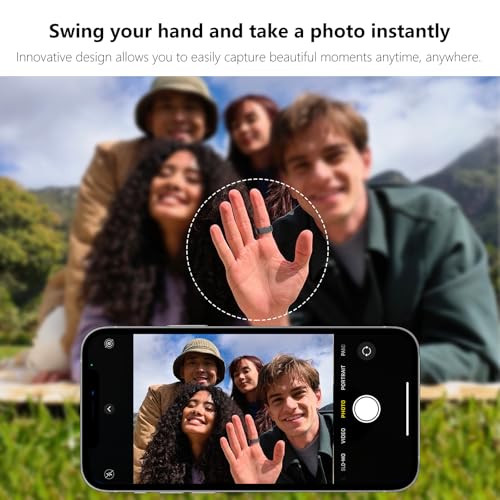GenXenon Fitness Tracker Smart Ring,Step Counter,Heart Rate Blood Oxygen Sleep Tracker Health Ring, 5ATM Waterproof Long Battery Life Smart Rings Compatible with iOS & Android - Image 6
