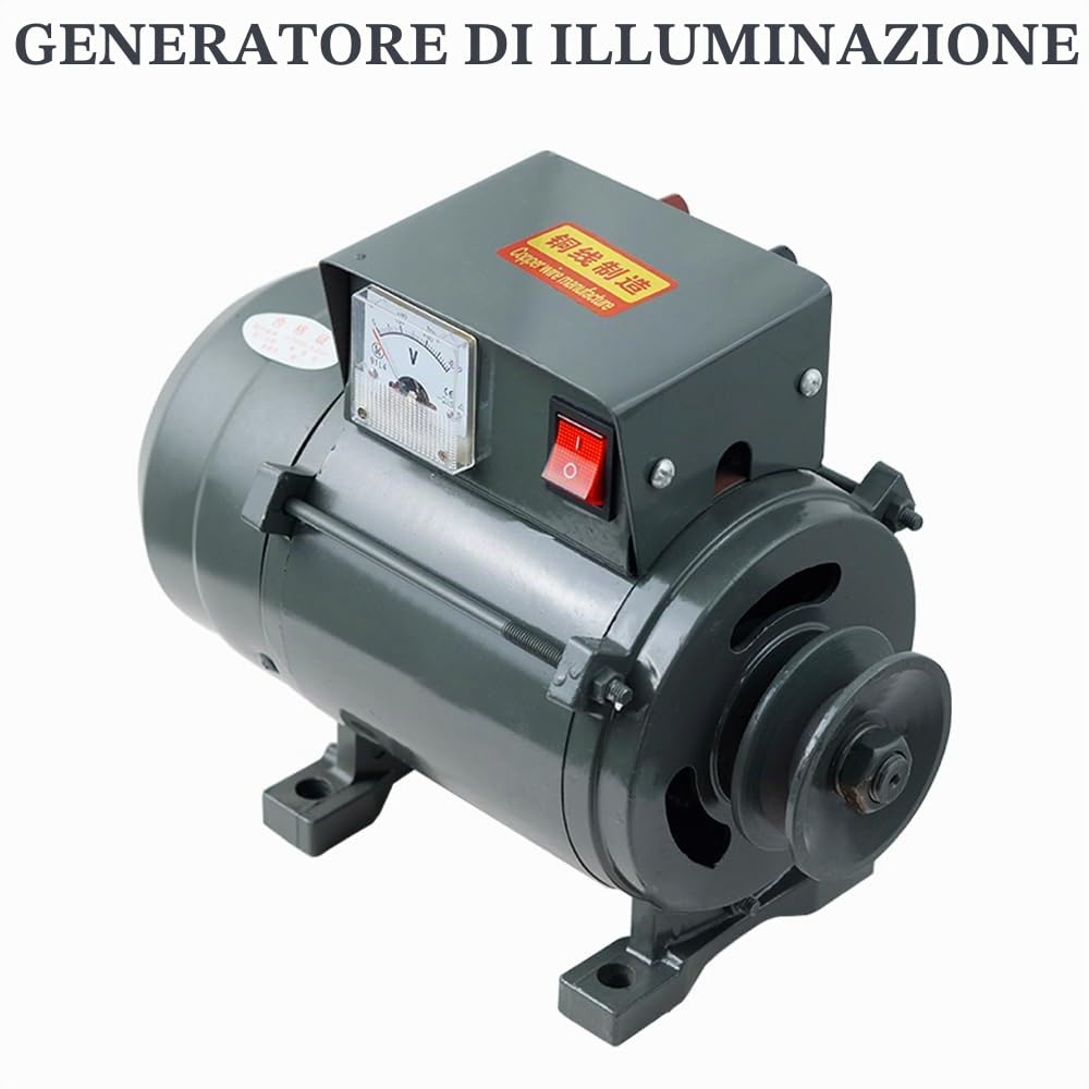 Generatore senza spazzole a magneti permanenti da 3500 W 220 V, alternatore con nucleo in rame puro con regolatore di tensione, alimentazione a basso rumore per illuminazione domestica, off-grid o