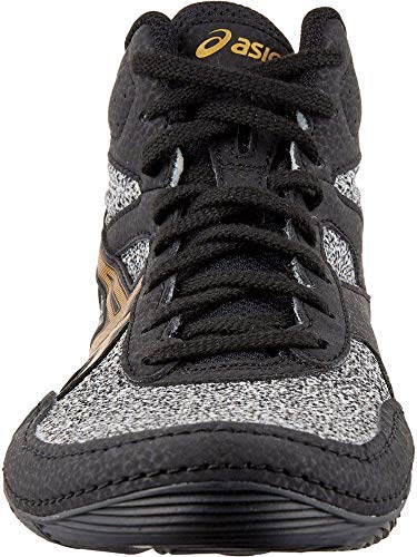 Image of ASICS Kid's Matflex 6 Grade School Wrestling Shoes, 1.5, White /Rich Gold