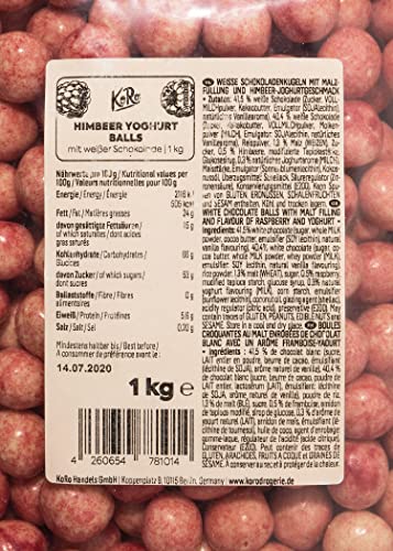 KoRo - Frambozen crispy balletjes met witte chocolade 1 kg - Image 6