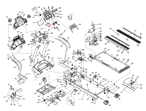 Image of Hydra Fitness Exchange Display Console Board 059482-AAX Works with T6 - TM250 Treadmill