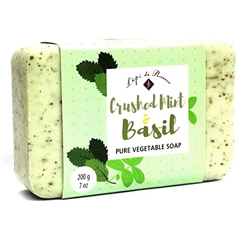 L'Epi de Provence French Soap - Crushed Mint & Basil 200 gr. Bar Cover