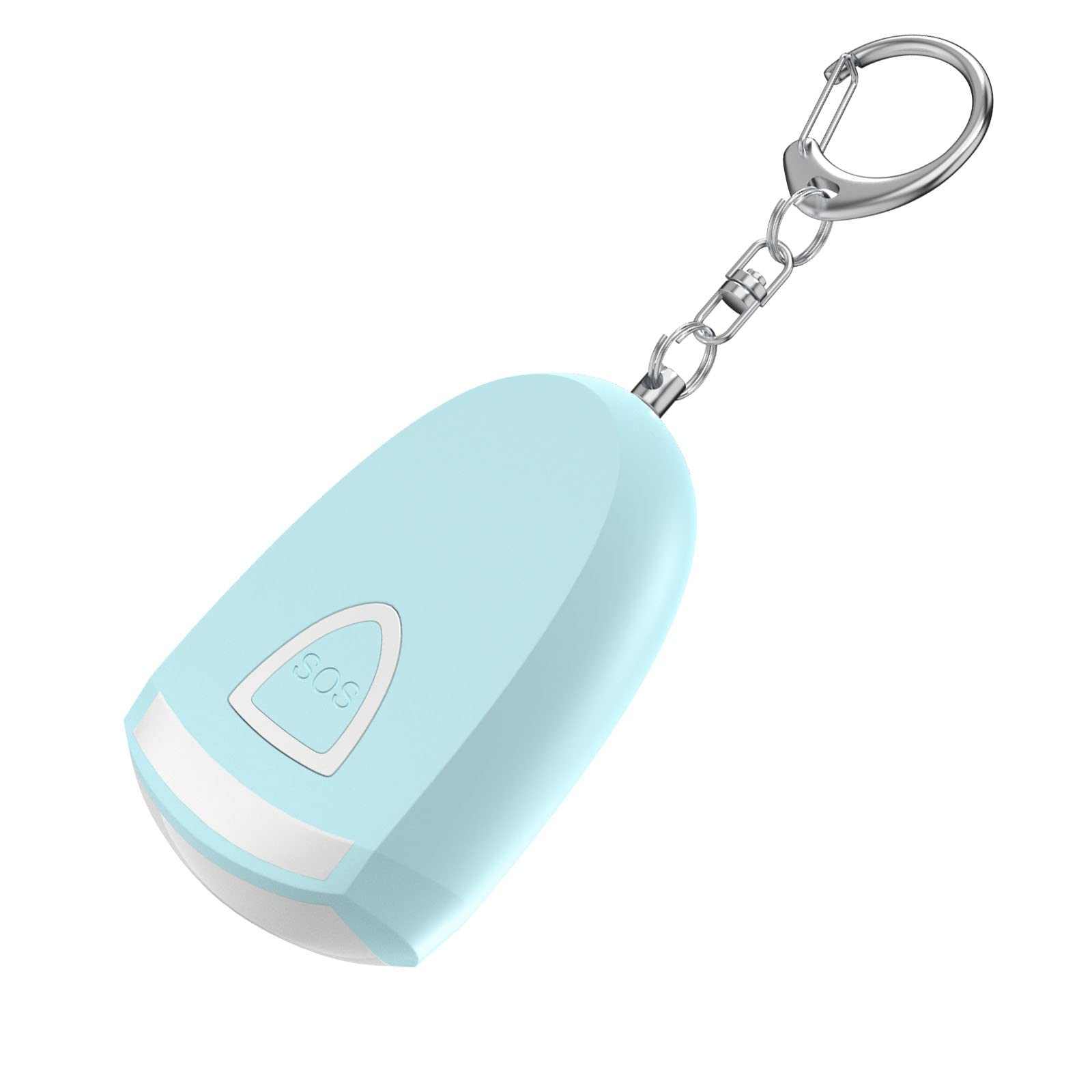 Safe Sound Portable Alarm Keychain 130dB Portable Safe Protective Device for Women Kid Elderly Outdoor Security Person Alarm for Seniors Sound Person Keychain for Women Rechargeable