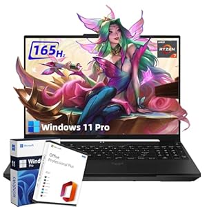 ASUS TUF A16 Gaming Laptop, 16″ 165Hz WUXGA Display, AMD Ryzen 7 7735HS(8-core), 64GB RAM, 4TB SSD, AMD Radeon RX 7700S, Wi-Fi 6, Bluetooth, Windows 11 Pro, MSO Office Lifetime License