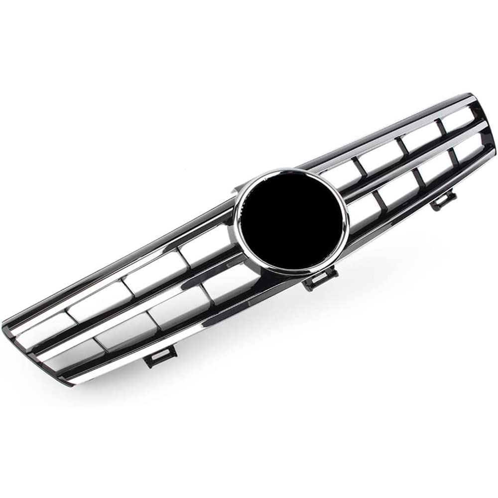 abrupt Rejilla Parachoques para Mercedes Benz CLS-Class C219 W219 2004-2007, Rejilla de Parrilla Delantera, Rejilla Delantera Tipo Riñón Parrillas de Riñón Capó, Rejilla de Parachoques Delantero