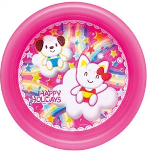 Piscine rose Happy Holiday compacte de 100X35cm PLG-101PK