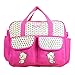 ZhuiKun Baby Wickeltasche Große Babytasche Pflegetasche Kinder Reisetasche Multifunktionstasche (Rose)