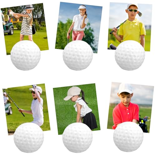 Leinuosen 12 Pcs Resin Golf Base Centerpieces Place Card Holder Golf Ball Shaped Table Number Holder Name Place Photo Stand For Office Menu Events Wedding Party