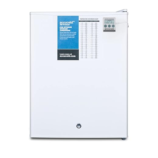 Accucold FS30L7PLUS2 19-Inch Wide Compact All-Freezer - White; Commercially Approved; NIST Calibrated Thermometer; Factory Installed Lock; RHD (Right Door Swing); CARB Compliant